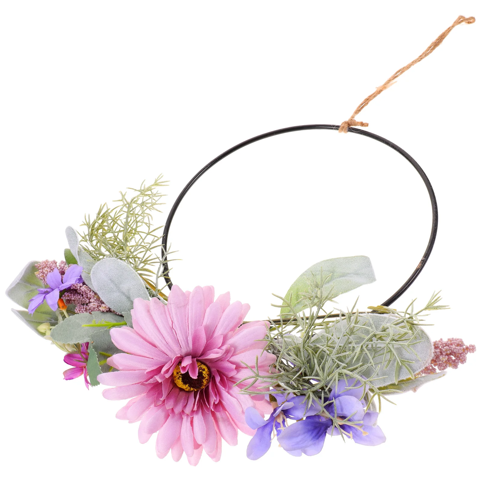 

Artificial Wreath Hanging Garland Romantic Spring Door Decor Front Garden Holiday Decoration Front Door Garland