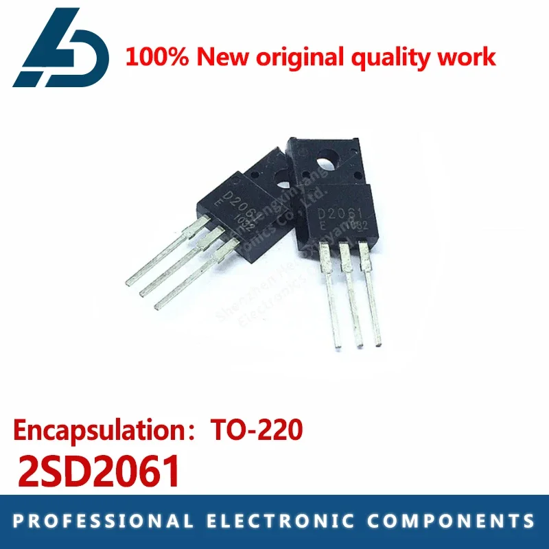 10PCS D2061 2SD2061 NPN power transistor 3A 80V TO 220F