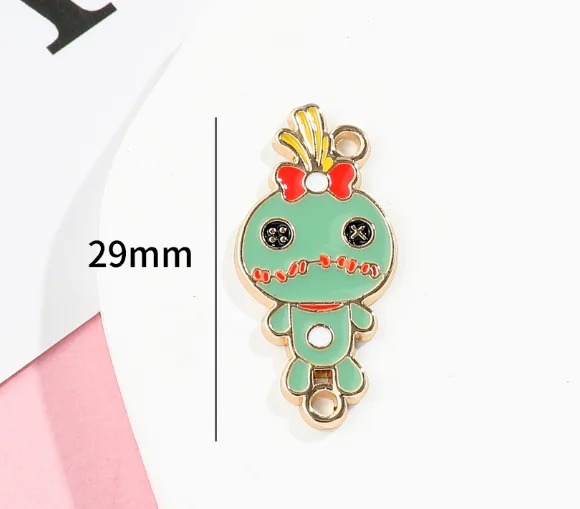 مجموعة 10 قطع ديزني ليلو وستيتش المعلقات سحر صنع المجوهرات الأقراط المعلقات القلائد أساور DIY اكسسوارات هدية #1