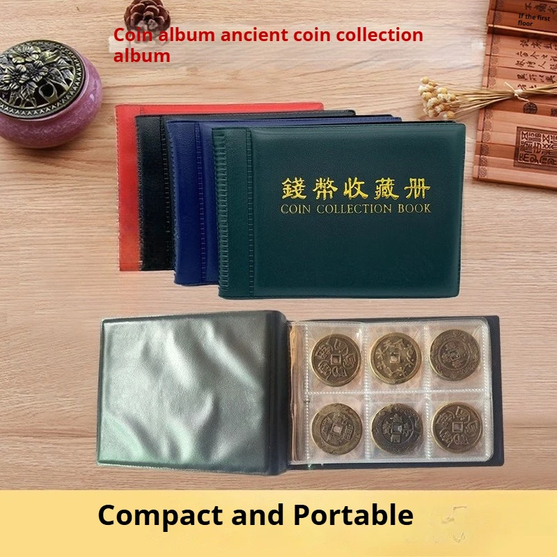 60 Grids Mini for Coinning Collection Book Coinning Protection Holder Storage Coinning Photo Money Albun Fotos