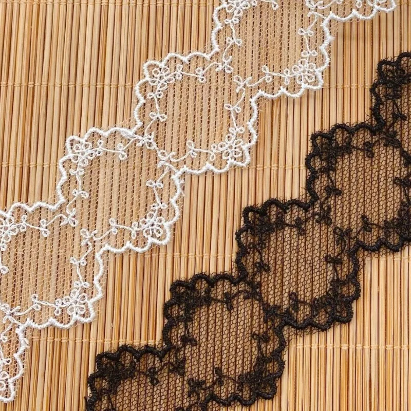 

20 Yards Mesh Lace DIY Wedding Dress Double-sided Embroidery Simple Versatile Accessories Water-soluble Lace