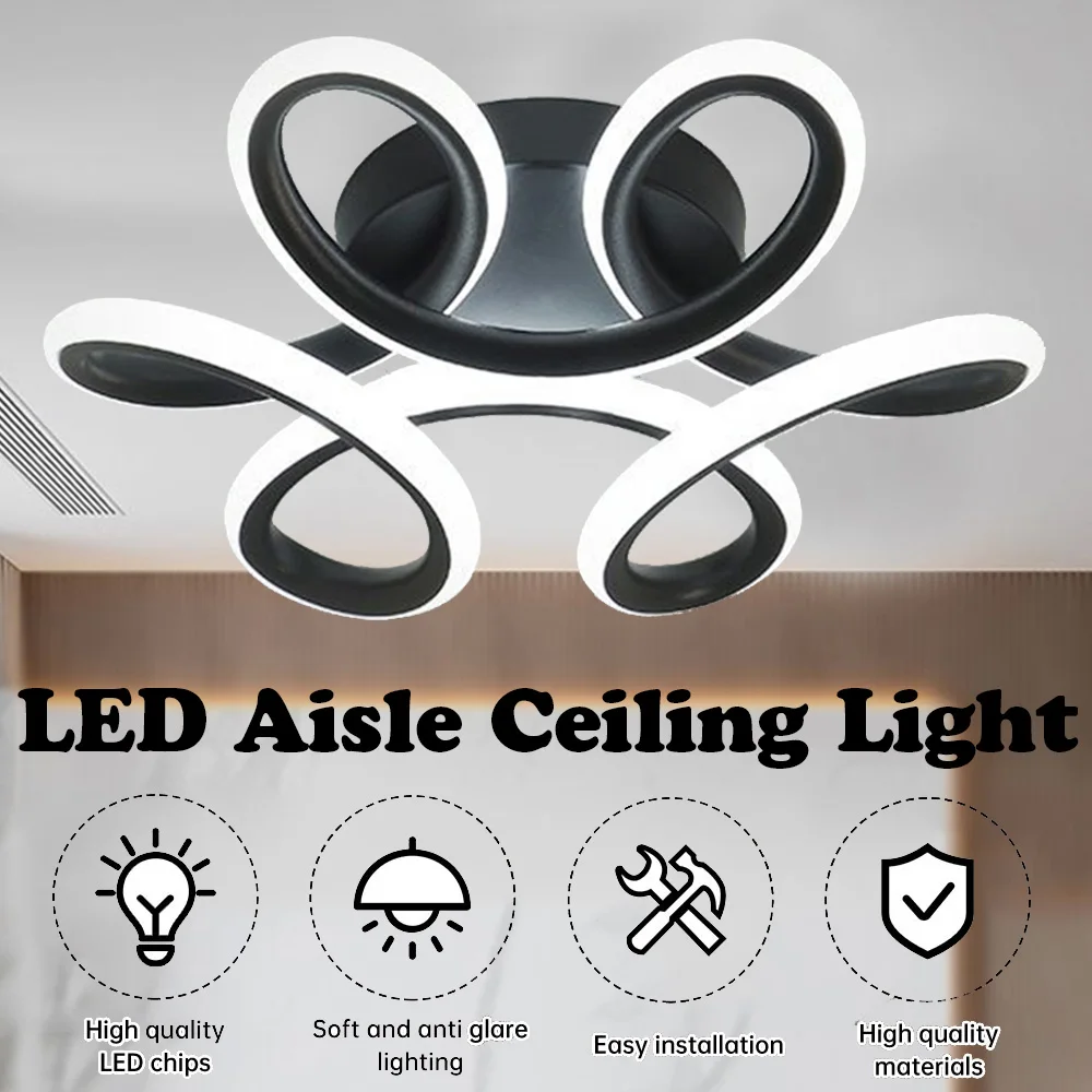 LED Aisle Ceiling Light Modern Hallway Balcony Bedroom Living Room Ceiling Chandelier Indoor Lighting Fixture Home Appliance