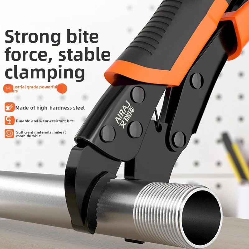 Industrial Locking Pliers, Multifunctional Manual Clamp, Heavy Duty Vice Grip Workpiece Secure Fixing