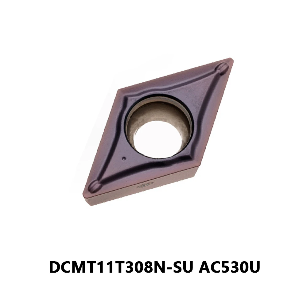 DCMT 11T308N SU DCMT11T308 N-SU DCMT11T308N SU DCMT11T308N-SU AC530U Original 55° Inserts Carbide Blade Turning Lathe Cutting