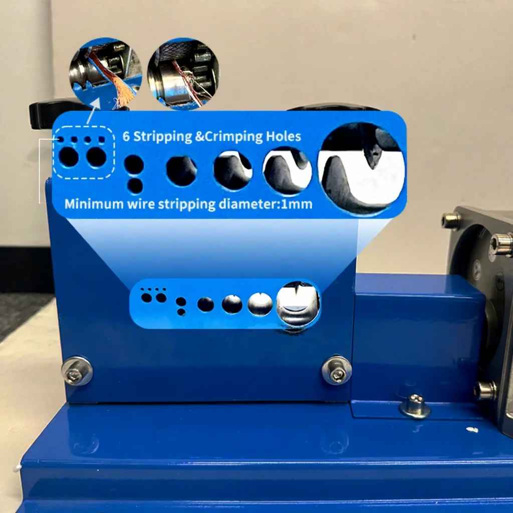 11 Channels 5 Blades Automatic Waste Copper Wire Recycling Stripper Small Cable Wire Stripping Machine Cutting Speed 30m/min