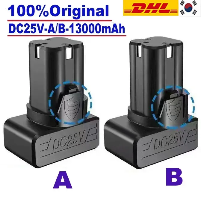 100%New 25V Electric Screwdriver battery Cordless Drill Electric Drill Battery Cordless Screw driver wrench power tool Battery