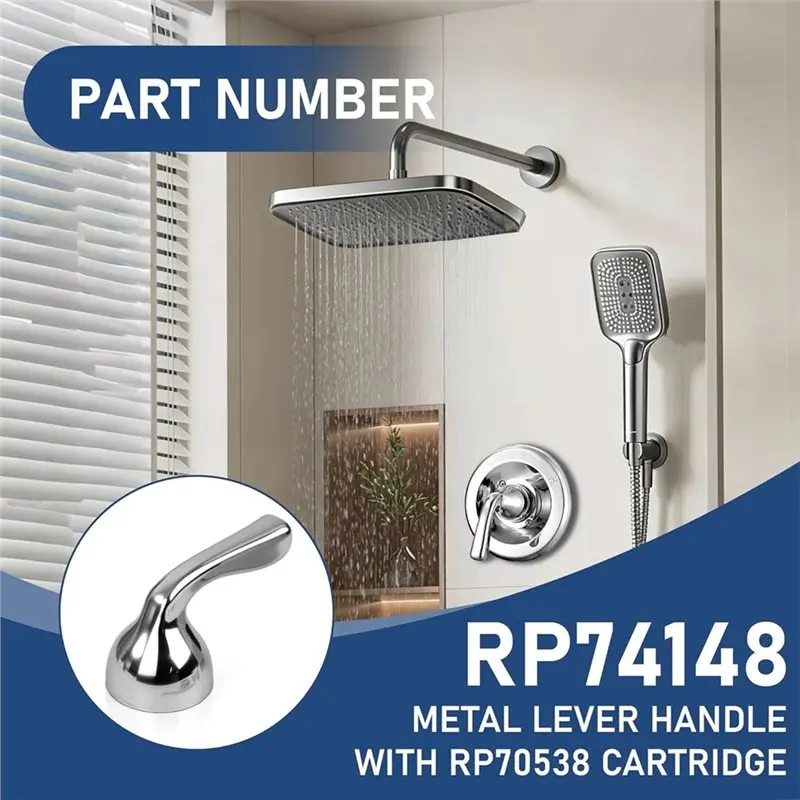 A23P RP74148 Metal Lever Handle And RP70538 Cartridge Replacement Kit- For Delta Faucet Tub And Shower Single-Handle Models Seri