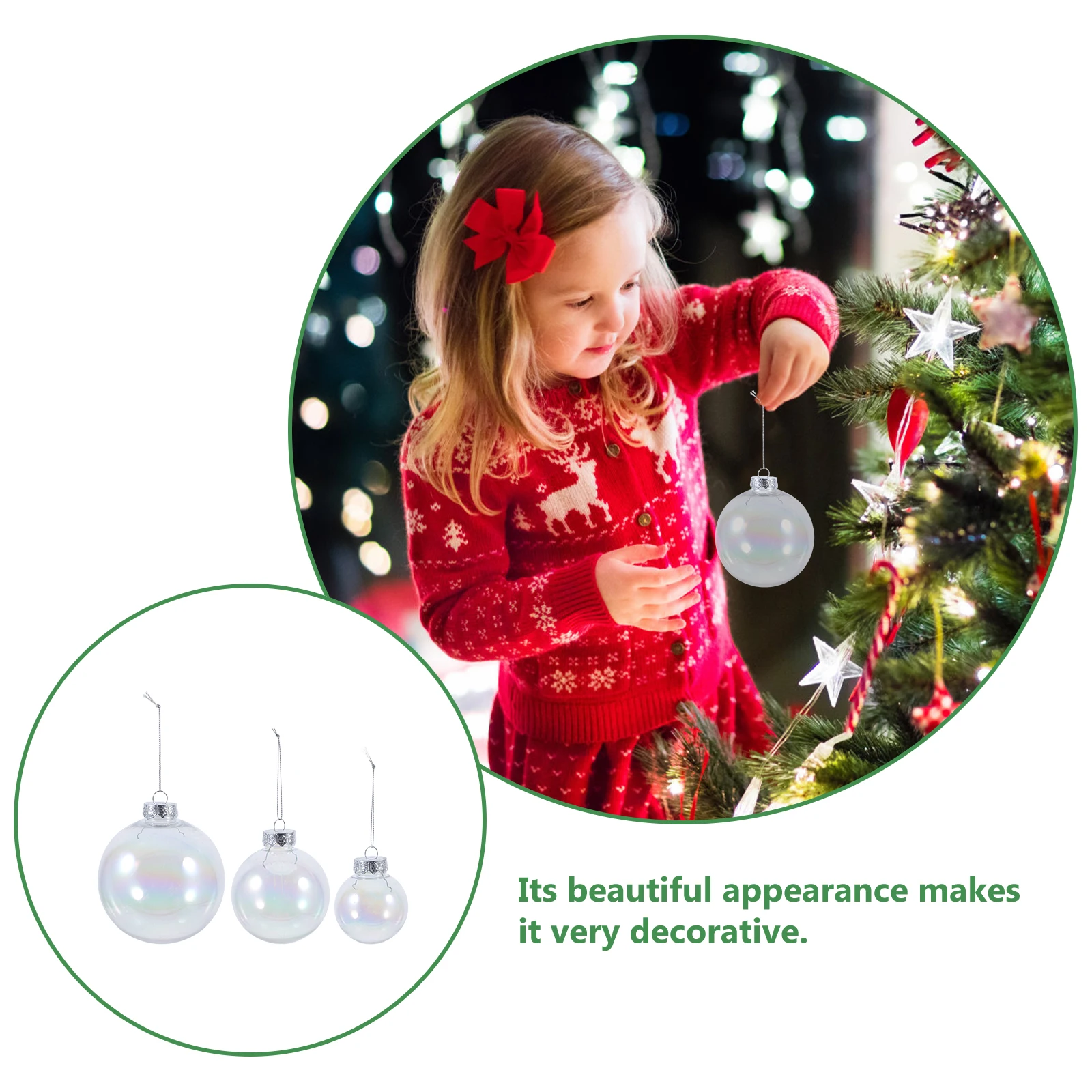 

9pcs naments Iridescent Hanging Decorative Christmas Balls Xmas Xmas Ball Pendant Decor Party New Year Christmas Tree Balls DIY