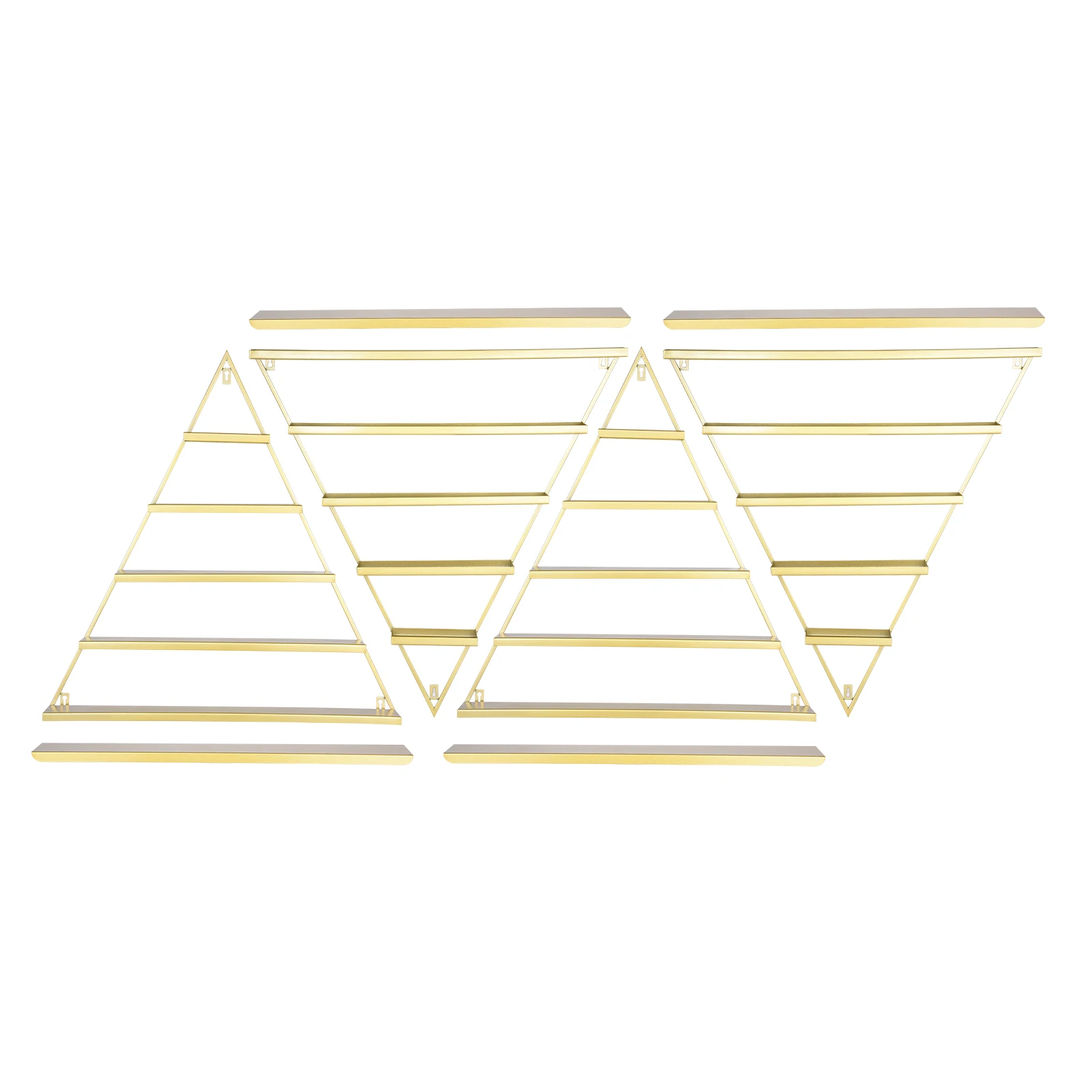 

Wall-Mounted Nail Polish Rack, 5-Tier Cosmetic Display Rack for Home Spa Cosmetic Collection