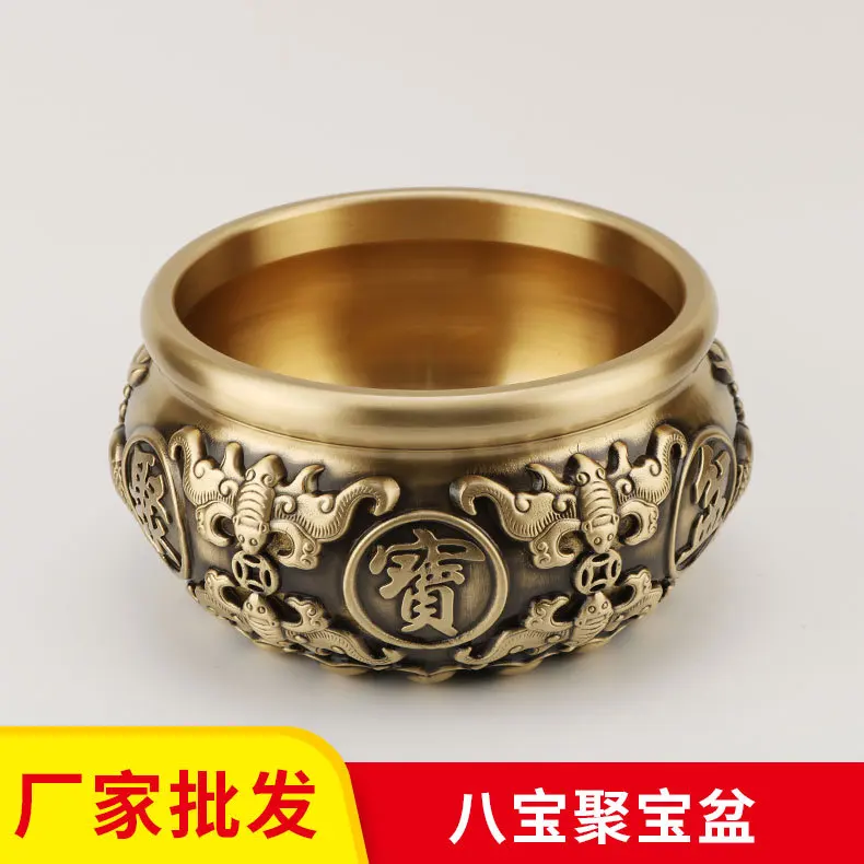 Vintage Brass Lotus Incense Burner, Buddhism Buddha Holder, Hollow Out Copper, Three Legged Sandalwood Censer, Home Decoration
