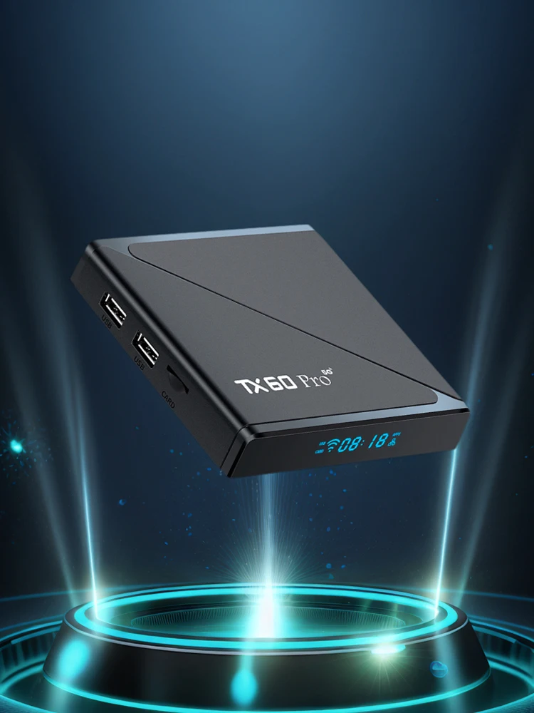 Android 16 TV Box 14K 2,4G/5G Dual WiFi Media Player mit Fernbedienung Set Top Box Android Box