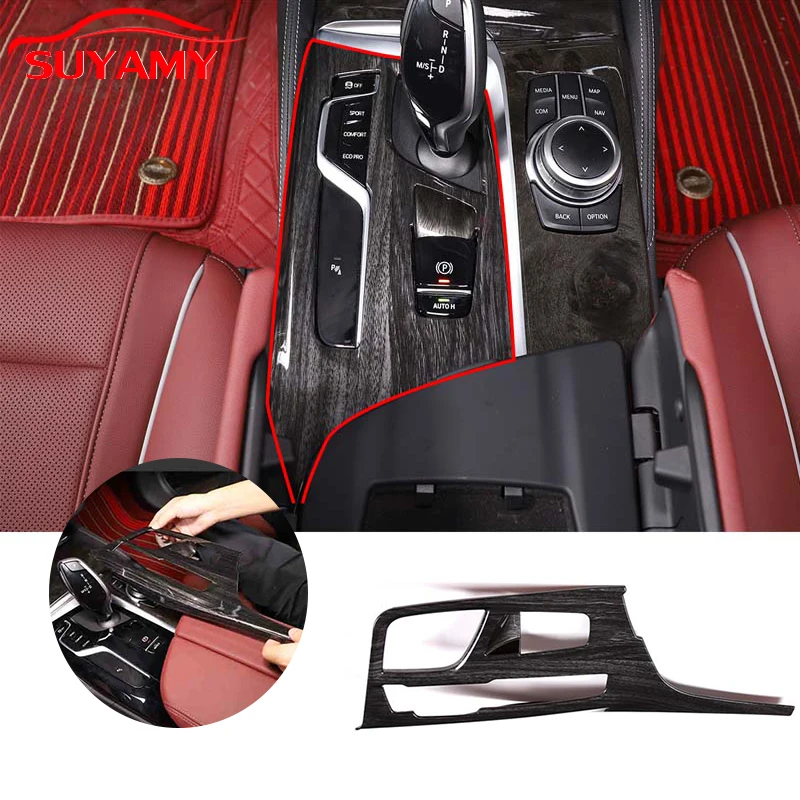 ABS Car Center Console Gear Shift Panel Trim Cover adesivi per BMW serie 5 serie 5 2017-2021 G30 accessori interni Auto