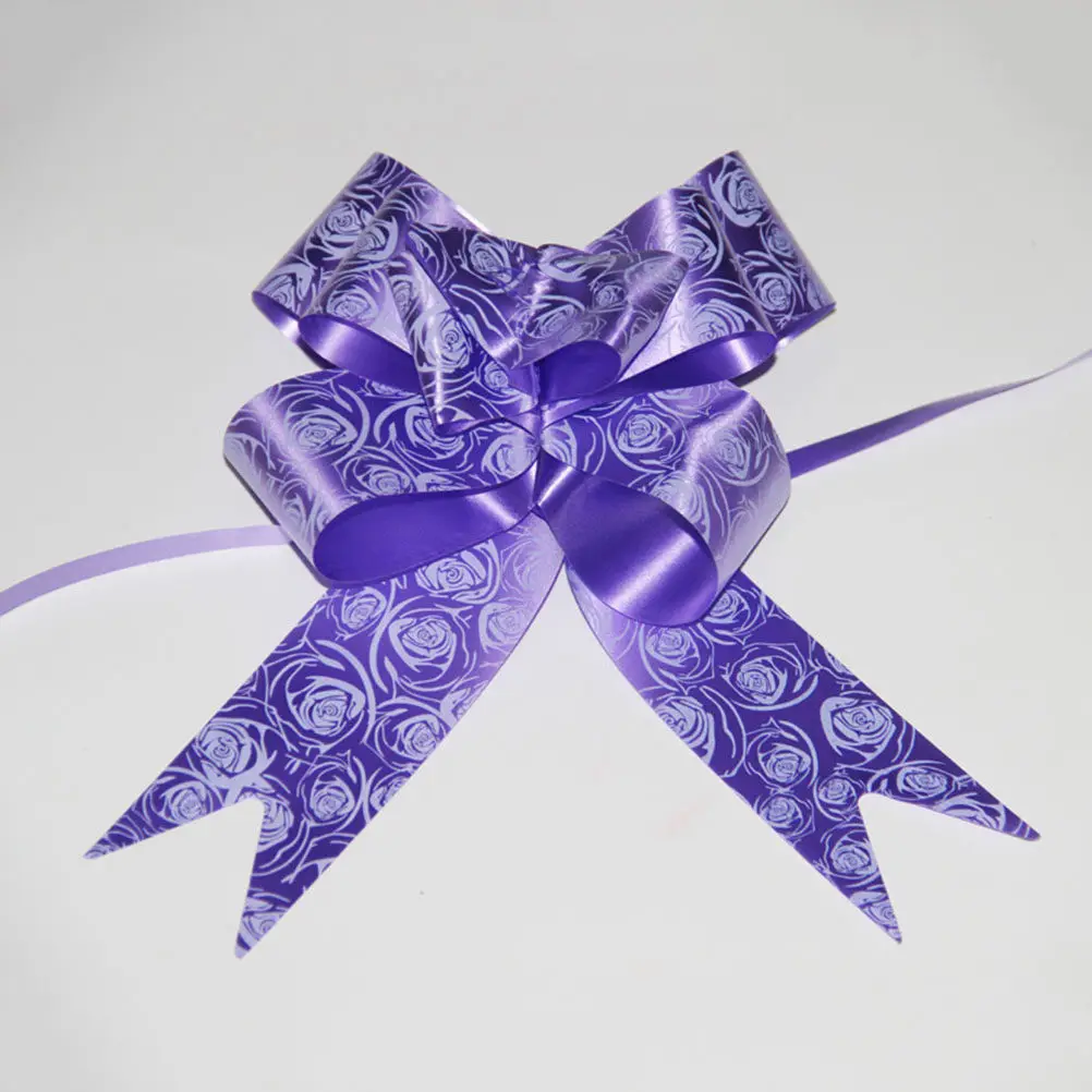 100Pcs Pull Bows Gift Knot Ribbon Decoration for Wedding Car Gift Wrap Flower Basket Christmas Party String Bows - Detail 1