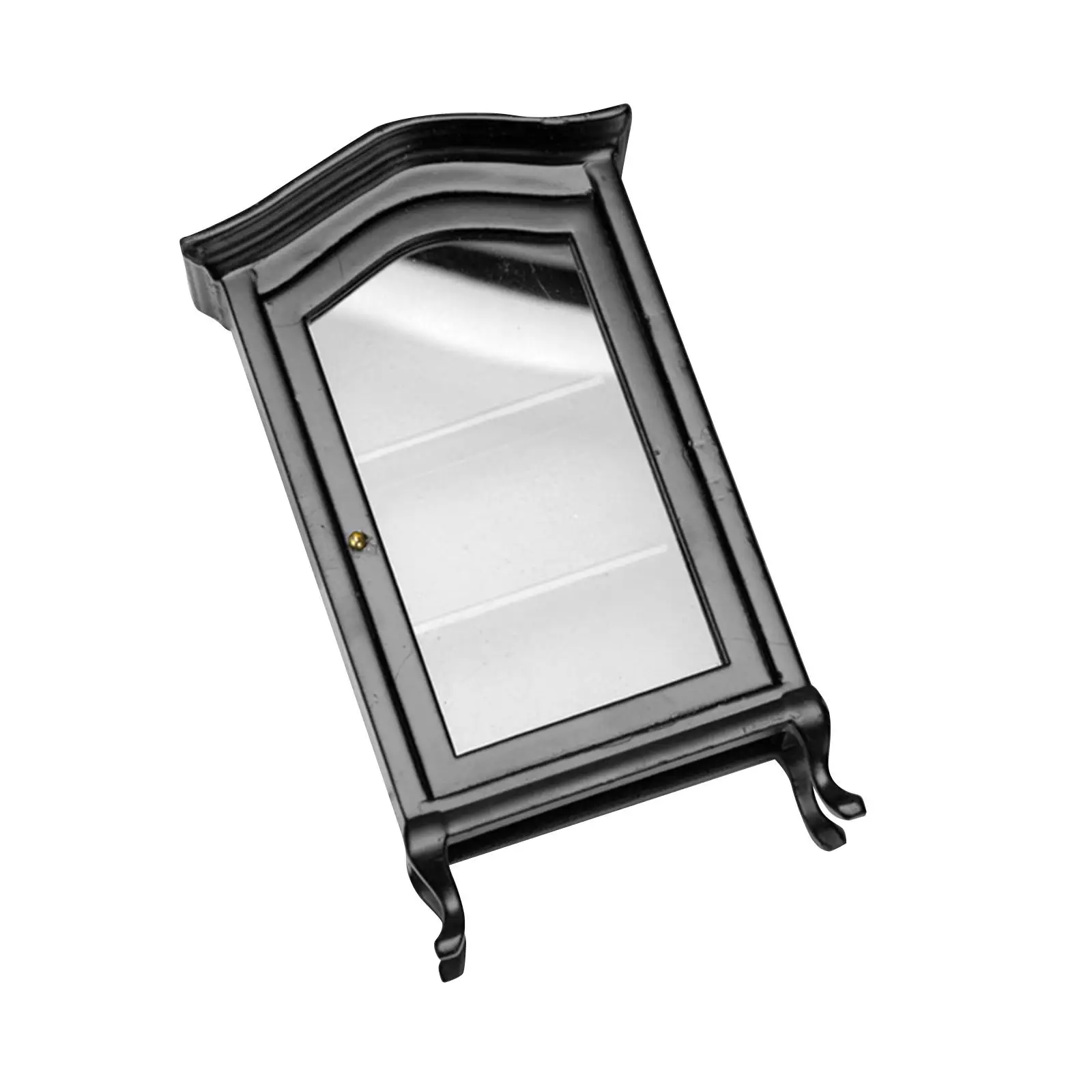 인형의 집 나무 책장, 소형 인형의 집 디스플레이 캐비닛 소형 장면을 위한 소형 가구 디스플레이 선반