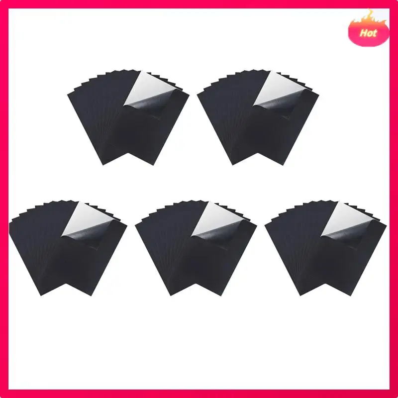 

ABYP Black Adhesive Back Felt Sheets Fabric Sticky Back Sheets Self-Adhesive Durable And Water Resistant, 50 PCS