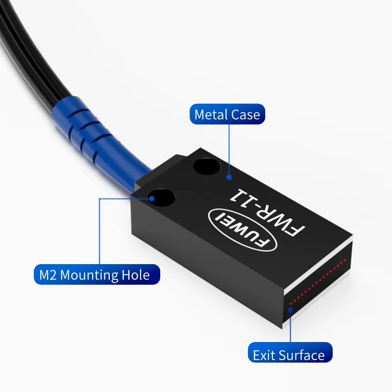 FWR-11 Matrix Fiber Optic Sensor Material Counting Packaging Infrared Area Induction Probe Amplifier Grating Light Curtain Switc