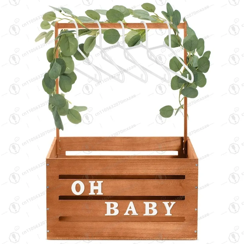 

Handle Wreath Wooden Case, Baby/Adult Shower + Home Storage Artifact