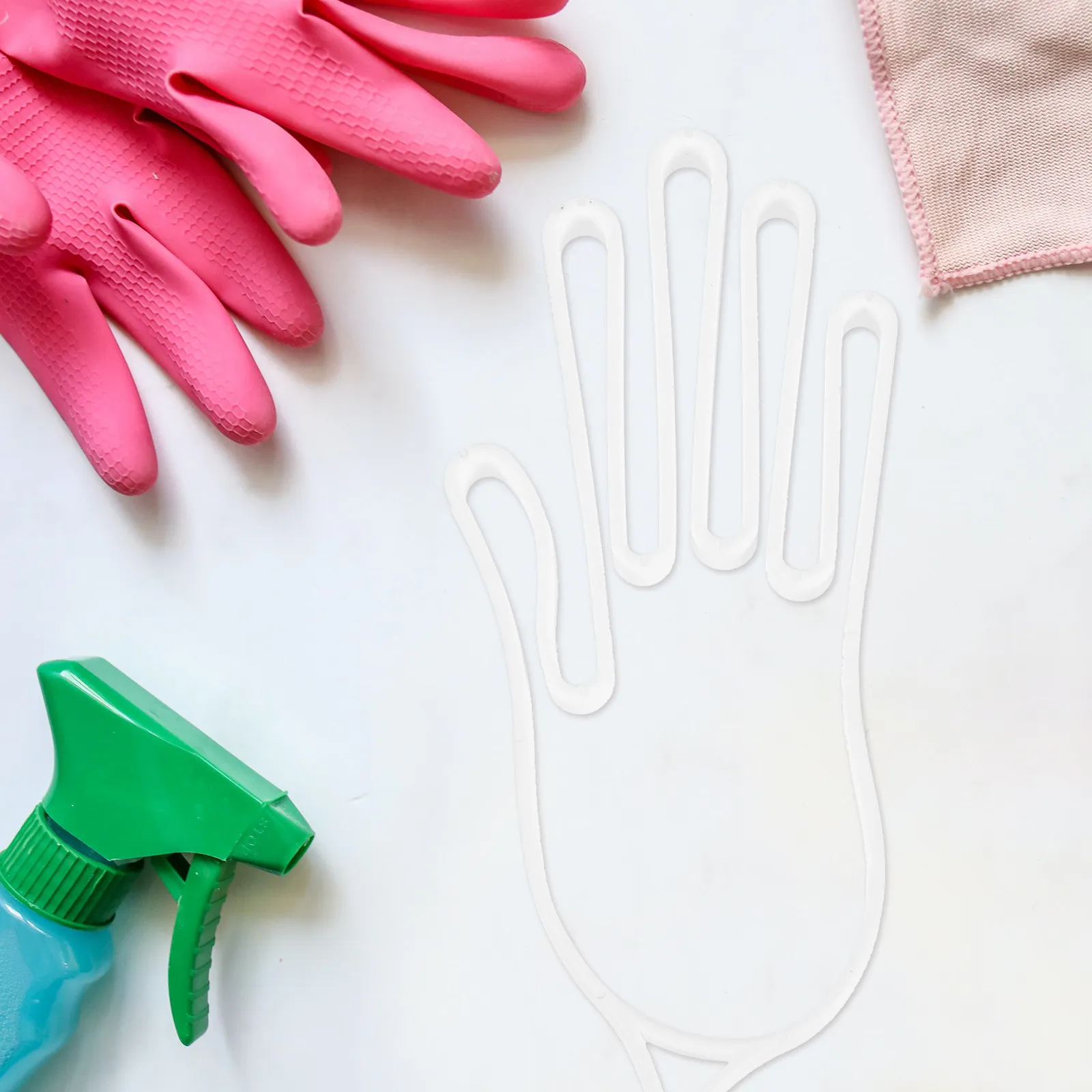 2Pcs Golf Glove Holders Ergonomic Palm Shape Glove Support Holders for Drying Storing Extending Lifespan Compatible with All