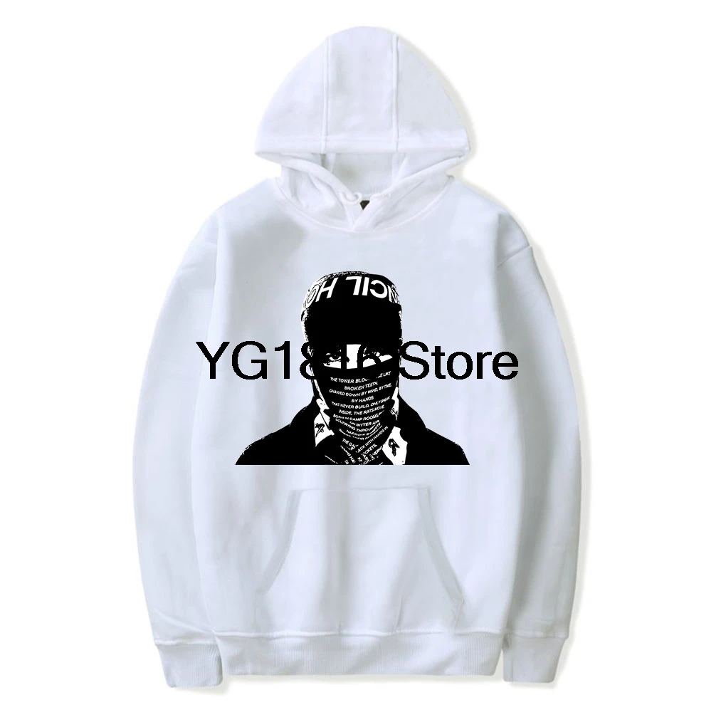 

Fashion EsDeeKid Rebel Album Hooded Drawstring Pocket Sweatshirt Men/women Pullover