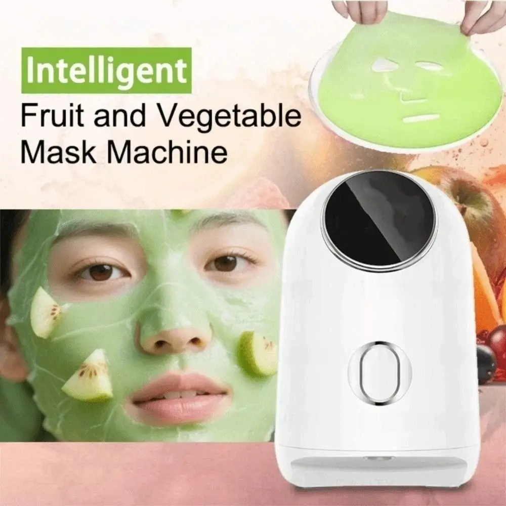 US/UK/EU/AU Compact Lightweight Body Mini DIY Mask Making Machine Smooth Easy-to-Wash Structure Natural Skin Care Mask Maker