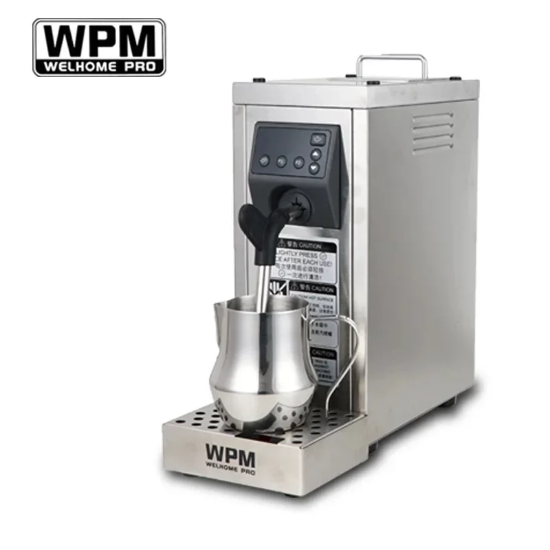 

220-240V Fully automat Professional milk steamer with temperature setting/stainless steel milk frother machine WPM WELHOME PRO