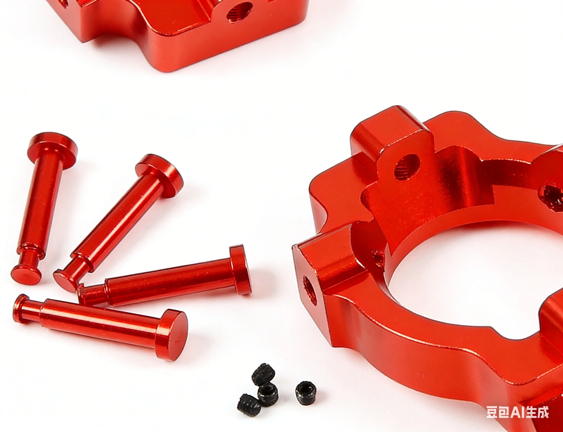 CNC Precision Machining All-metal Front C base Front Steering Set for 1/5 LOSI 5IVE-T ROFUN LT