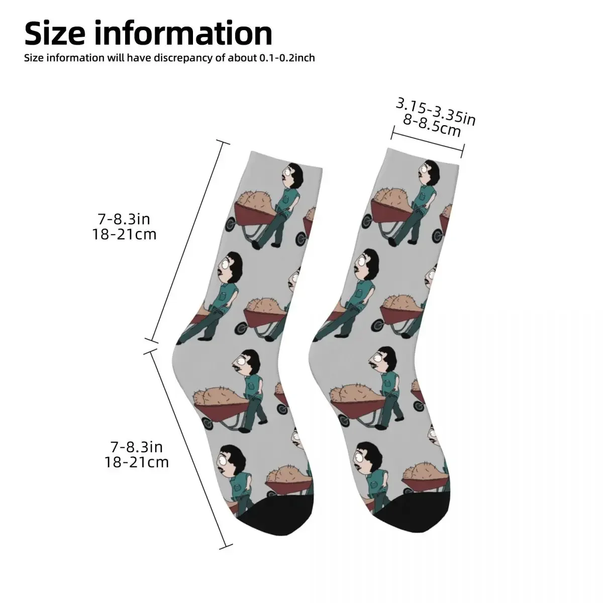 Southpark Epic Randy Marsh Balls Socks Harajuku Sweat Absorbing Stockings All Season Long Socks Accessories for Man\'s Woman\'s