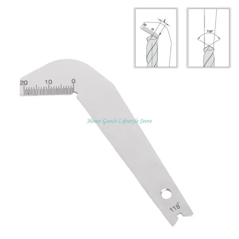 E74E High Quality Bit Pattern Drill Template Drill Bit Gauge Weld Inspect Gauge Tool