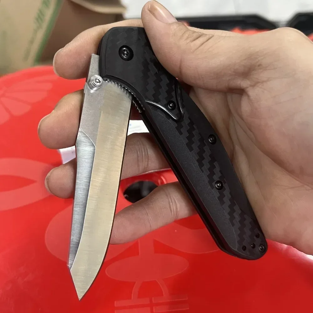 

Manual Open BM Osborne 940 Folding Knife D2 Satin Finish Reverse Tanto Blade with Thumb Studs Tactical Hunting Survival Tools