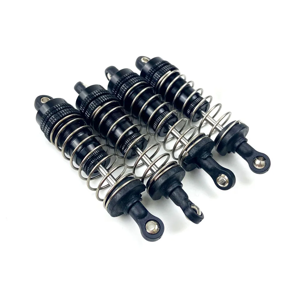 2PC Aluminum Metal Oil Filled Shock Absorber Front&Rear For 1/14 WLtoy 144001 1316 RC Car Crawler Short Course Truck Upgrad Part