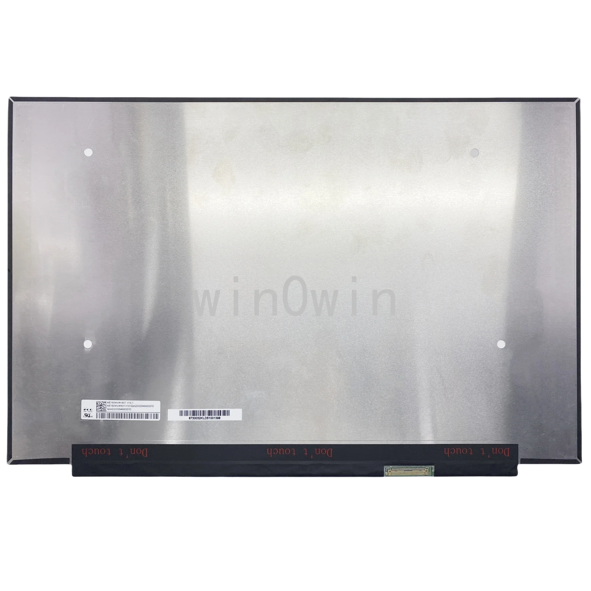 

NE160WUM-NX1 16 inch 120Hz FHD 1920x1200 EDP 40pins Laptop Display LCD Screen No-touch IPS Panel