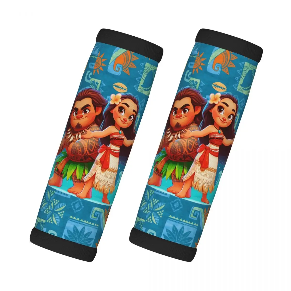 

Custom Maui Moana Cartoon 2 Pcs Luggage Handle Wrap Refrigerator Handle Suitcases Travel Accessories