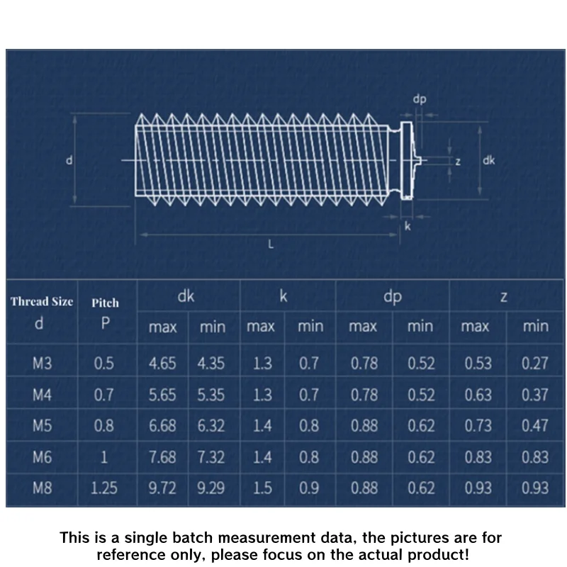 Spot Welding Screw M3 M4 M5 M6 M8 304 Stainless Steel Solder Point Bolt Weld Stud For Capacitor Discharge Length 6~50mm