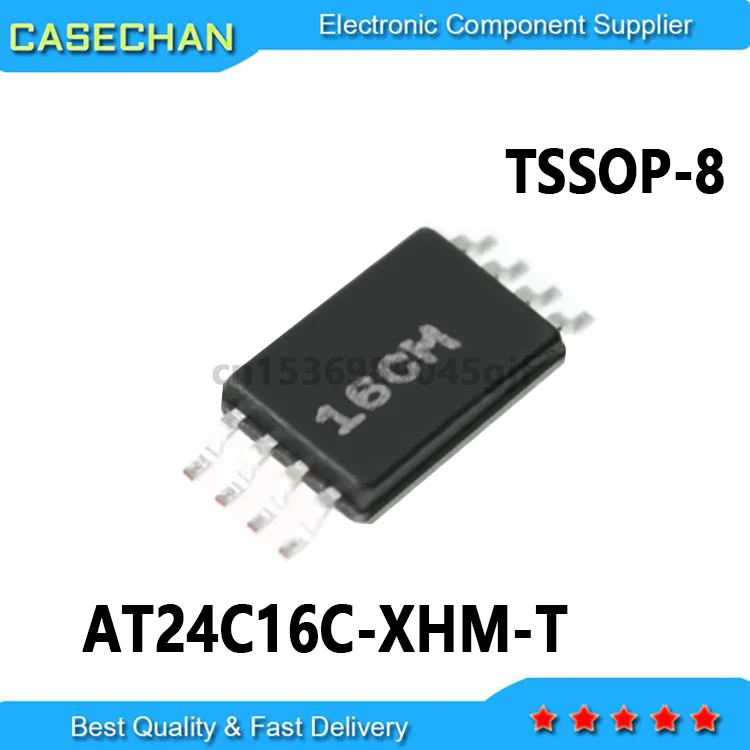 1 peça novo e original at24c16c 24c16 AT24C16C-XHM-T 16cm 16kbits eeprom sop8