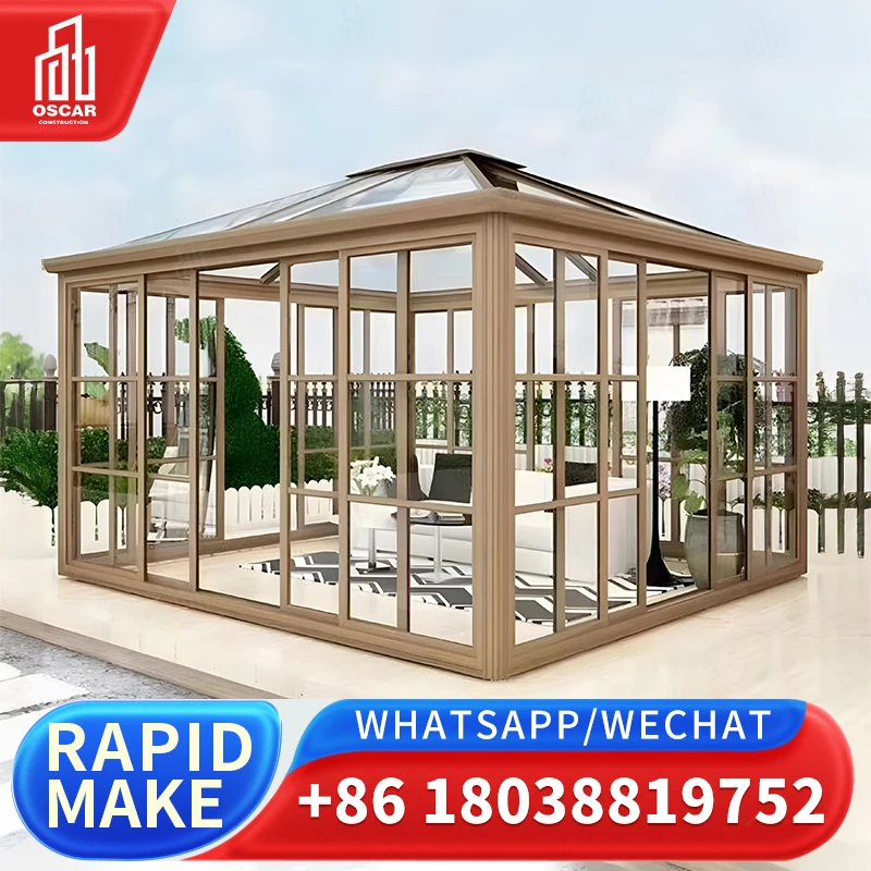 Multifunctional Sunroom for All Seasons Customized by Factory in USA