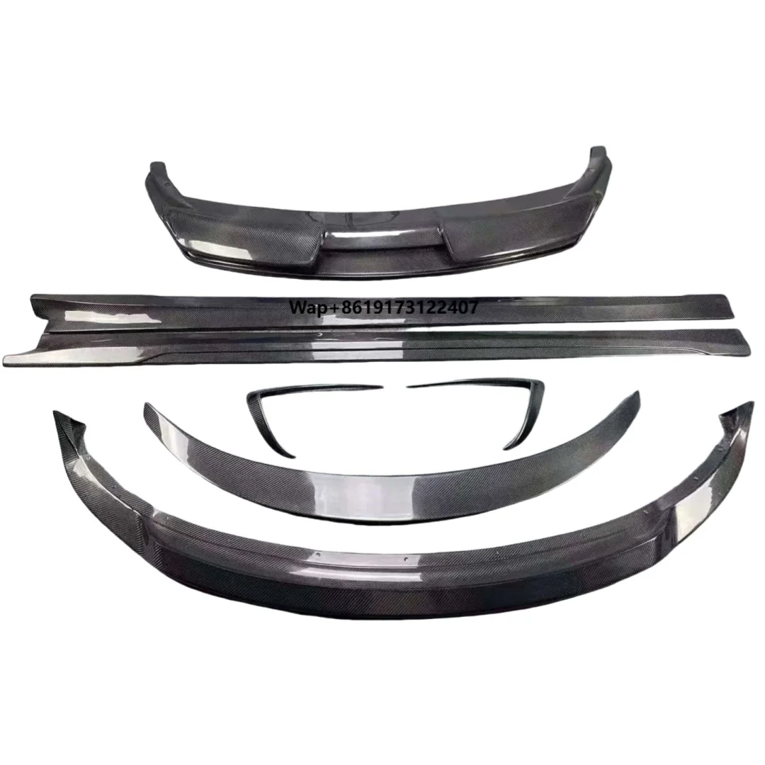 

Hot Sale for Model 3 ART Style Front Lip Rear Lip Side Skirts Spoiler Use High Quality Carbon Fiber Car Body Kits