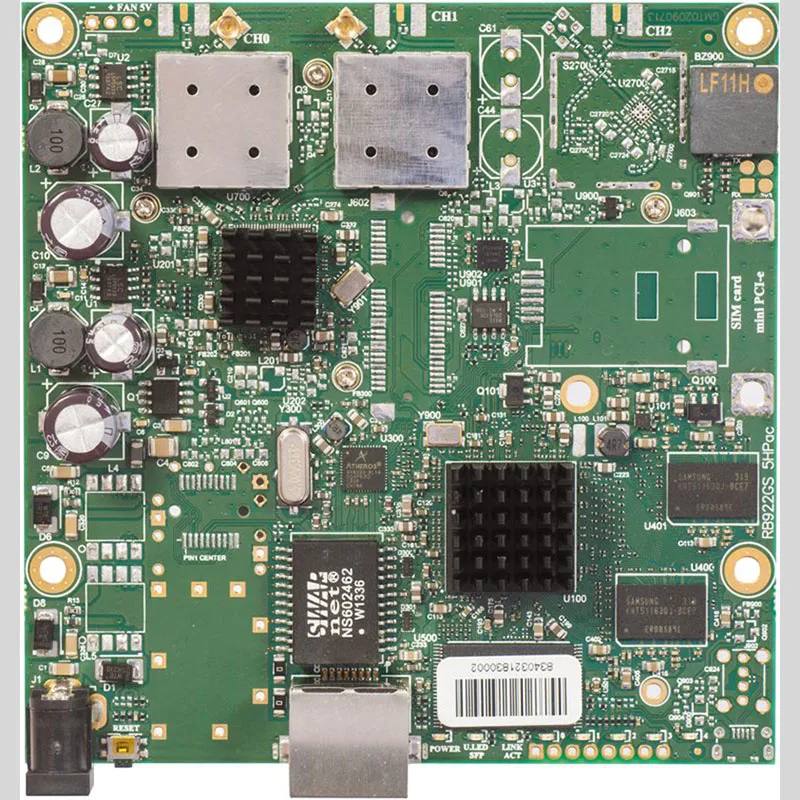 

Mikrotik RB911G-5HPacD 802.11ac 600Mbps Wireless bridge CPE