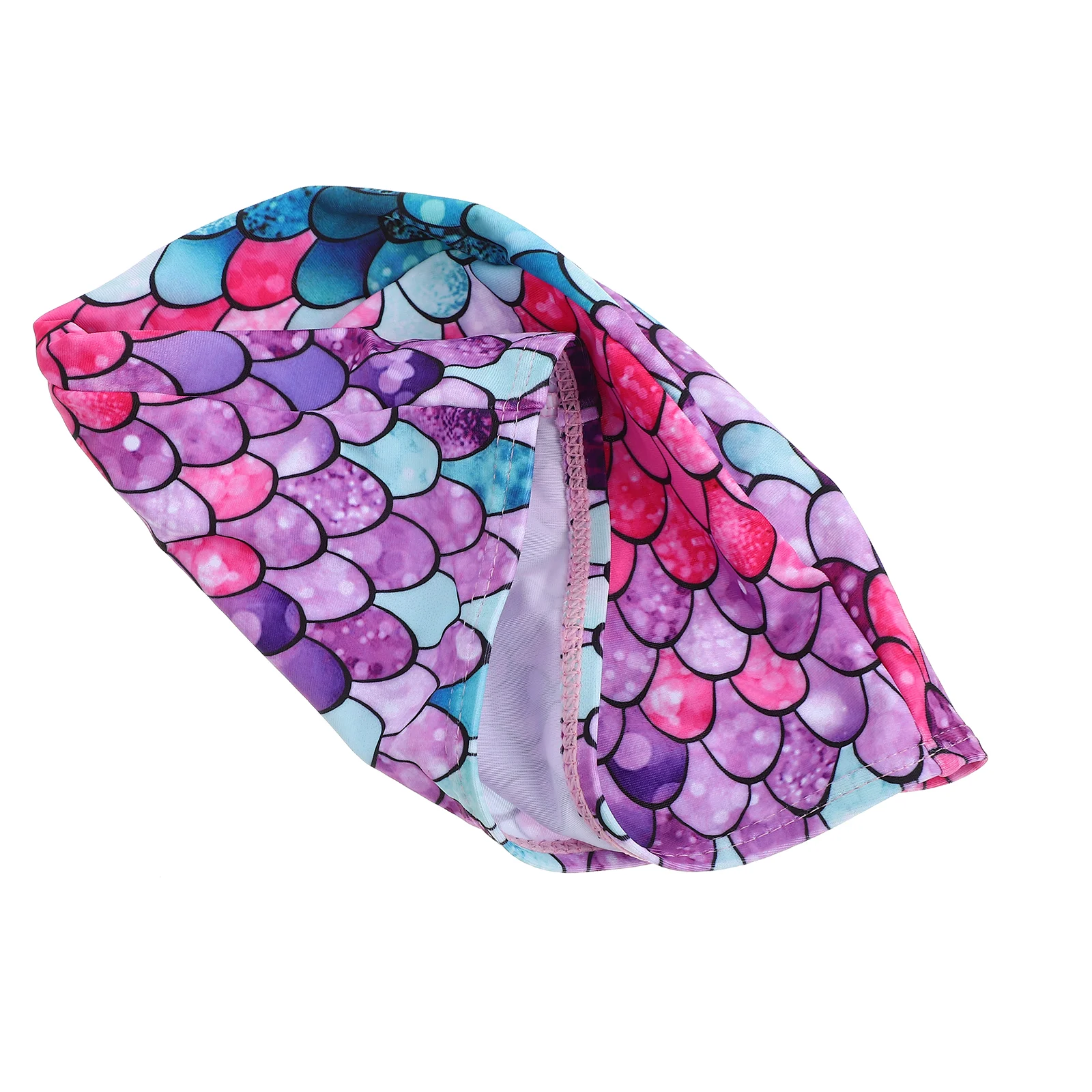 Mermaid Swimming Cap Caps for Women Shower Kids Hat Elastic Children Polyester Cartoon Baby Man Head Cover Toddler