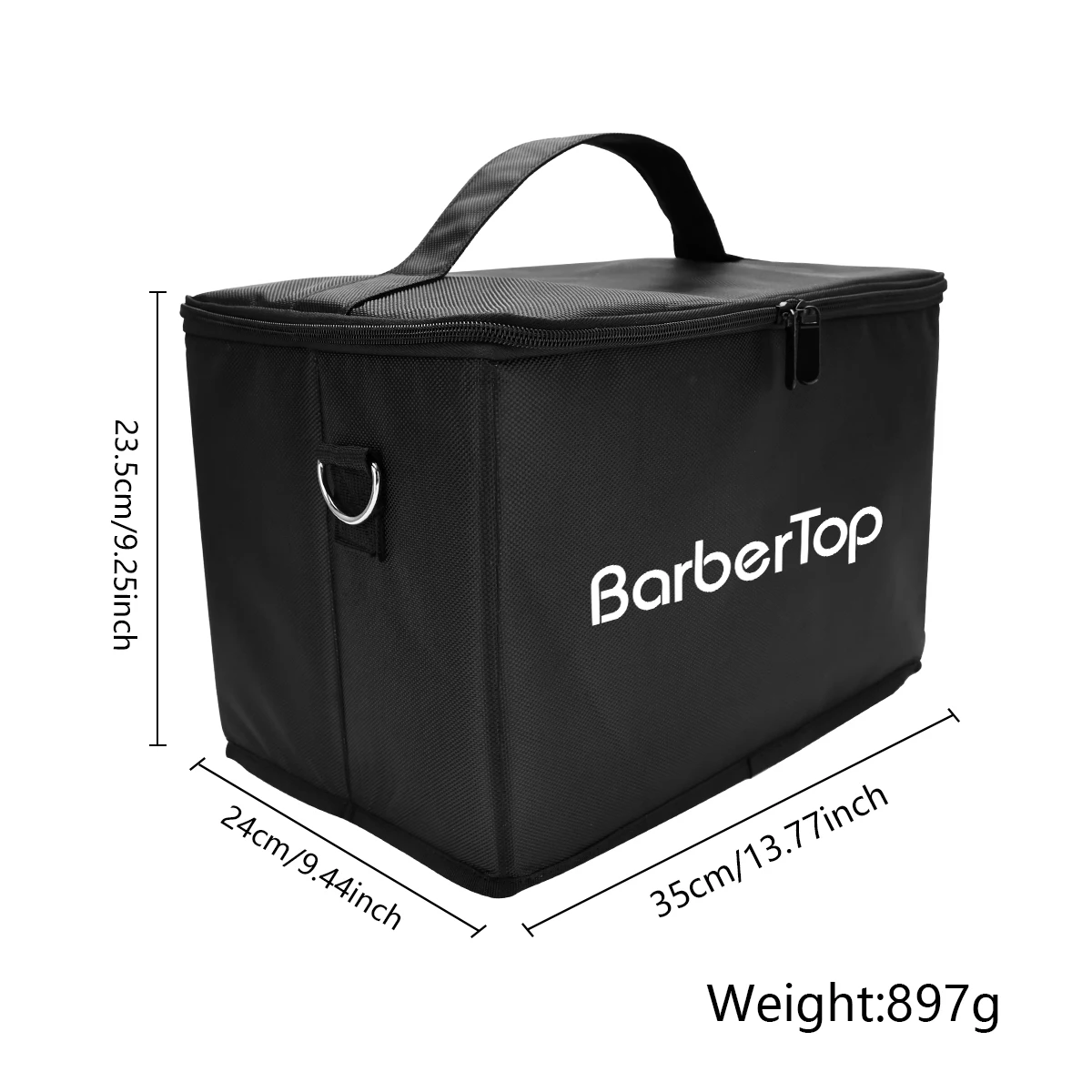 Barbertop Foldable Storage Bag Salon Makeup Tool Backpack Hair Care Waterproof Travel Bag Accessories