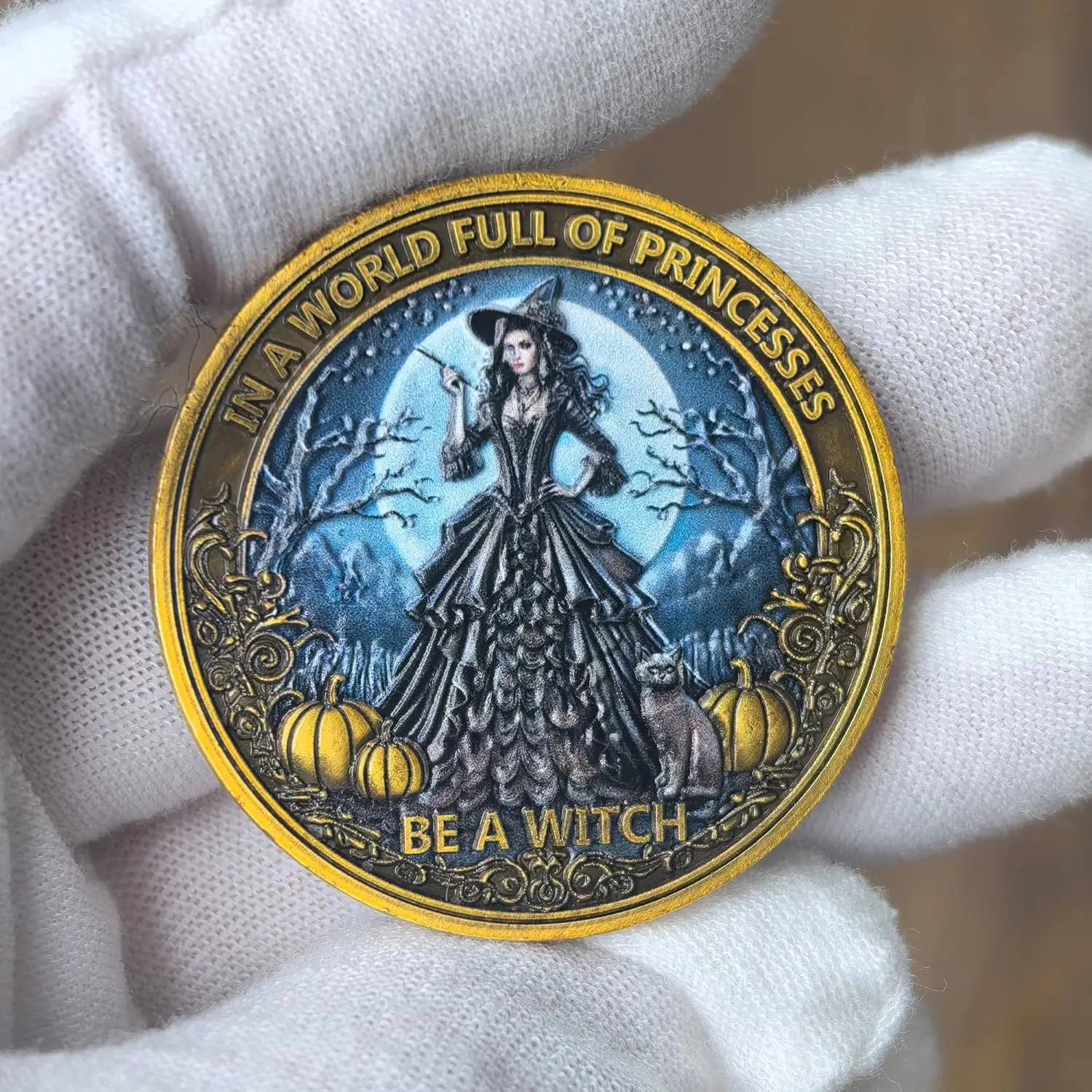 عملة الساحرة - رقاقة ملهمة مع اقتباس الشجاعة والانتعاش، هدية فريدة من نوعها للثقة والقوة والتخصيص الذاتي #3