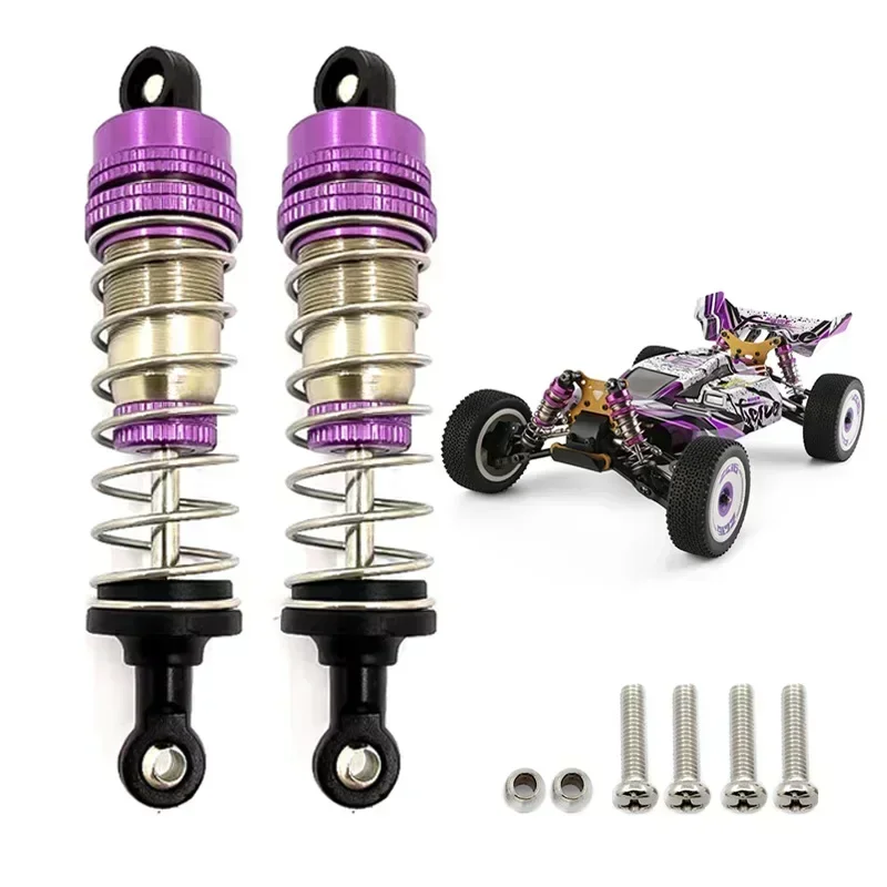 

for WLtoys 144001 124019 124018 4Pcs Metal Shock Absorber Damper RC Car Upgrade Parts Accessories