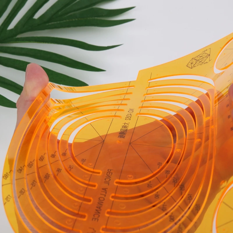 K Szablony do rysowania elips żywicy Duże narzędzie pomiarowe linijki izometrycznej dla studentów