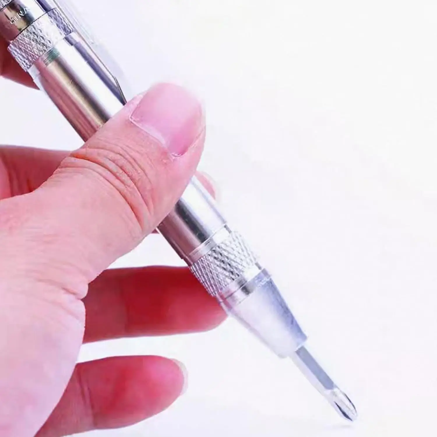 8 in1 ペンドライバーセットアルミ合金ペンタイプ手動多機能ドライバーキットハンドツール