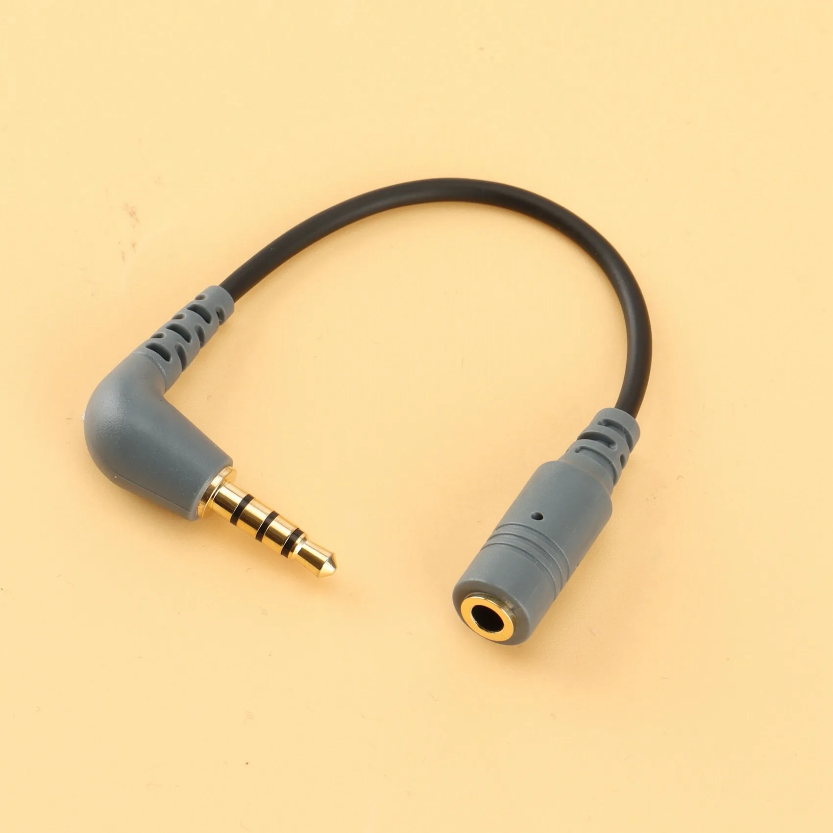 

A43M Replacement SC4 Microphone Cable for Rode 3.5Mm TRRS Male To Female TRS Adapter Microphone Accessories, SC4 Black