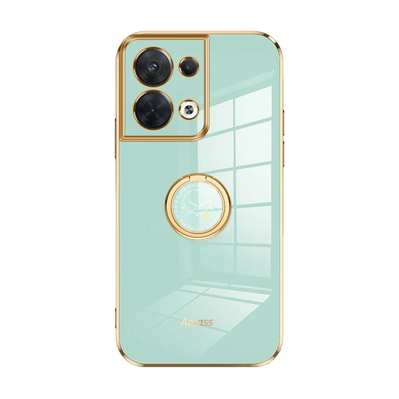 Funda Silicona Oppo Reno 8/13/14 Pro – Marco Dorado con Correa - imagen 3