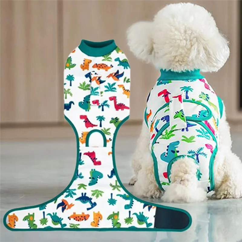 ABZL Dog Spay Recovery Suit Spay Suit For Female Dog Anti-Licking Protective Breathable Pet Outfit For Wound Care Apparel