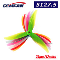 24pcs/12pairs Gemfan Proxy 5127.5 5inch 3 Blade/Tri-Blade Propeller Props FPV Freestyle For FPV Racing Freestyle Drone Parts