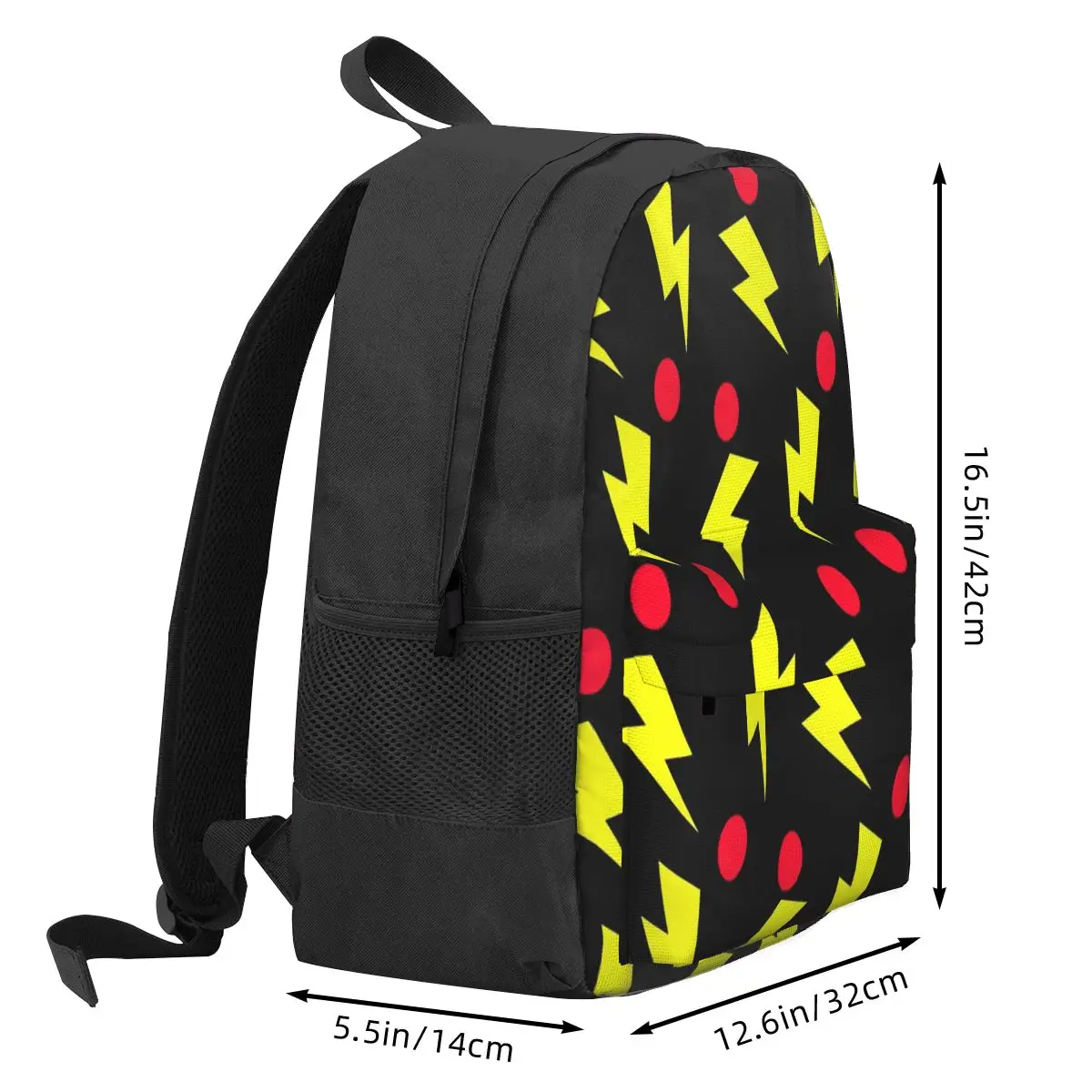 Flash Of Lightning Backpack Student BookBag Kids School Bag Laptop Shoulder Bags for Boys Girls