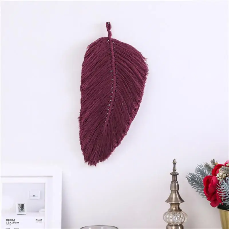 Cotton Thread Wall Decoration Not Afraid Of Wear And Tear Comfortable Touch Cotton Thread Tapestry Background Wall Decoration