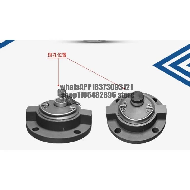 Ball valve, tanker double closed ball anti-theft with lock double lock aluminum alloy flange